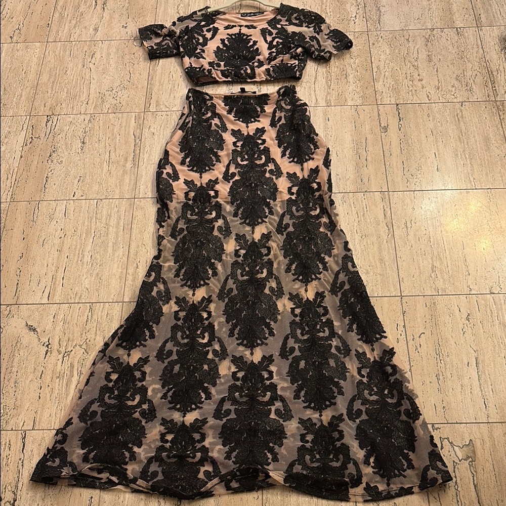 For Love And Lemons two piece maxi dress for weddings or festivals